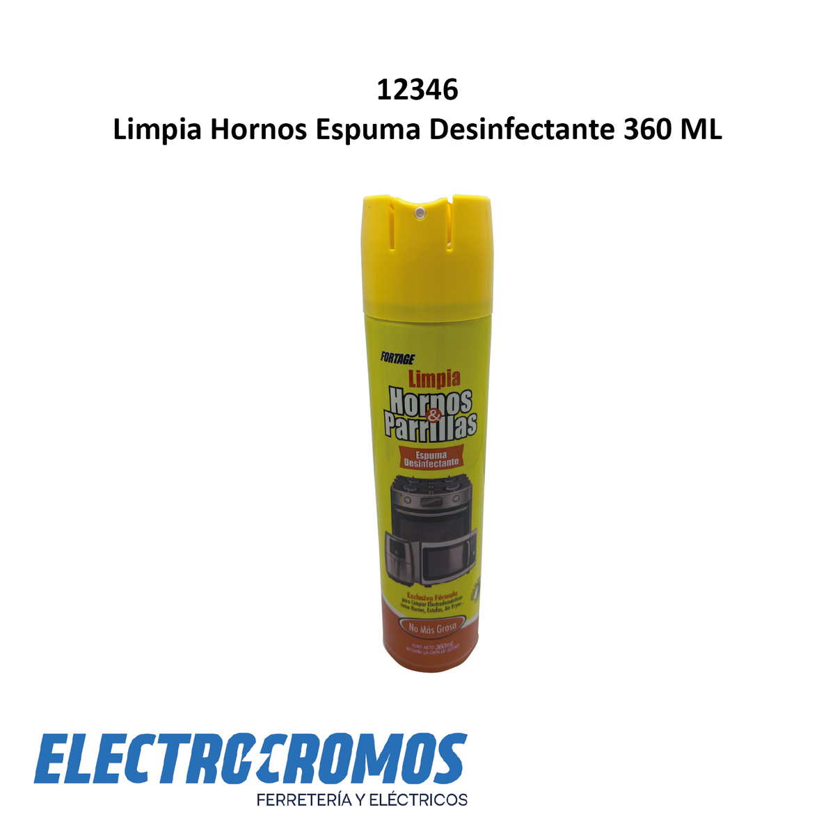 Limpia Hornos Espuma Desinfectante 360 ML