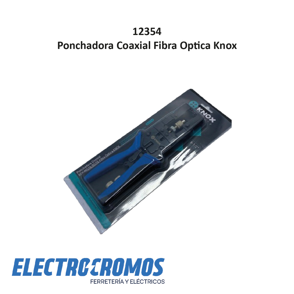 Ponchadora Coaxial Fibra Optica Knox