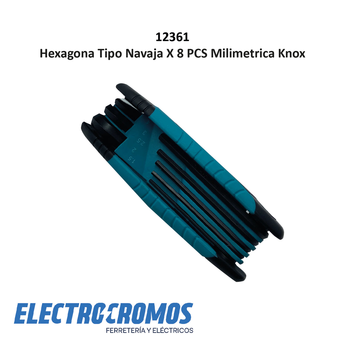 Hexagona Tipo Navaja X 8 PCS Milimetrica Knox