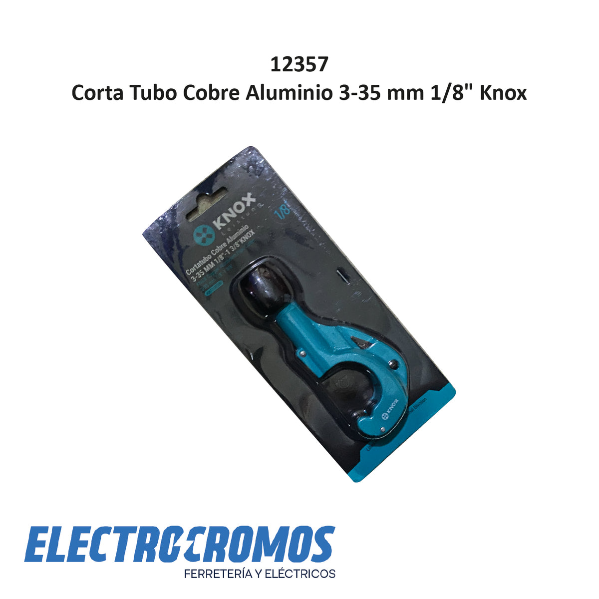 Corta Tubo Cobre Aluminio 3-35 mm 1/8" Knox