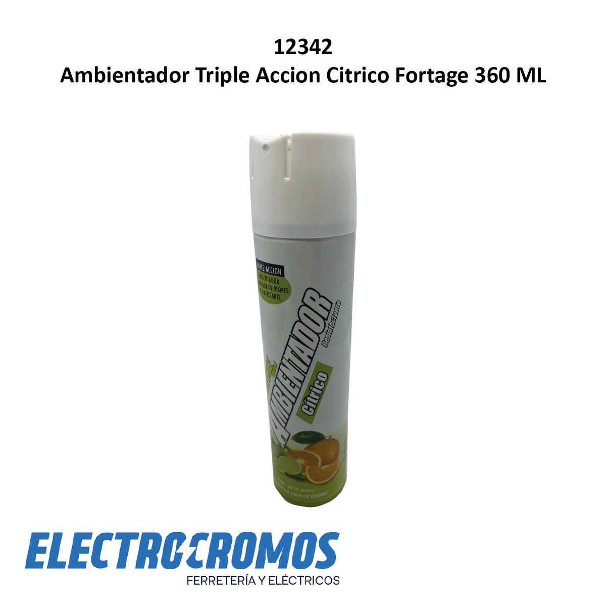 Ambientador Triple Accion Citrico Fortage 360 ML