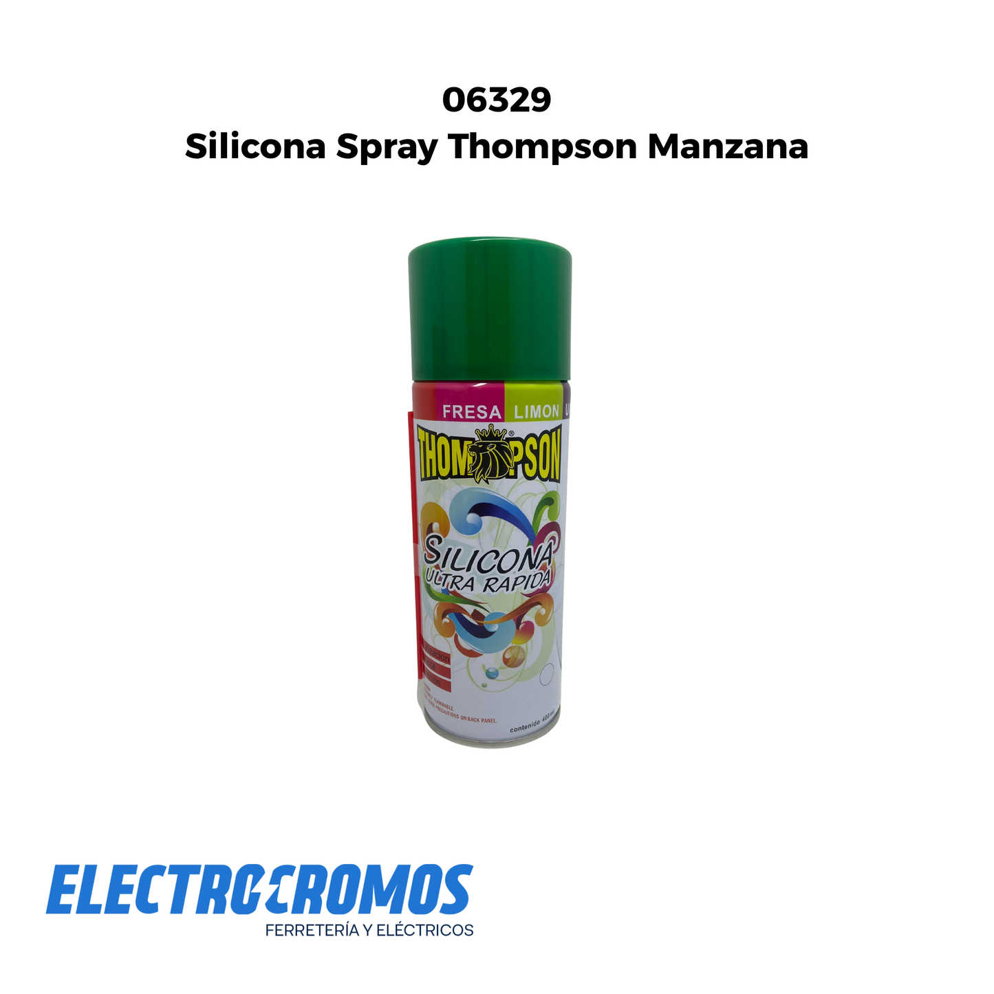 Silicona Spray Thompson Manzana