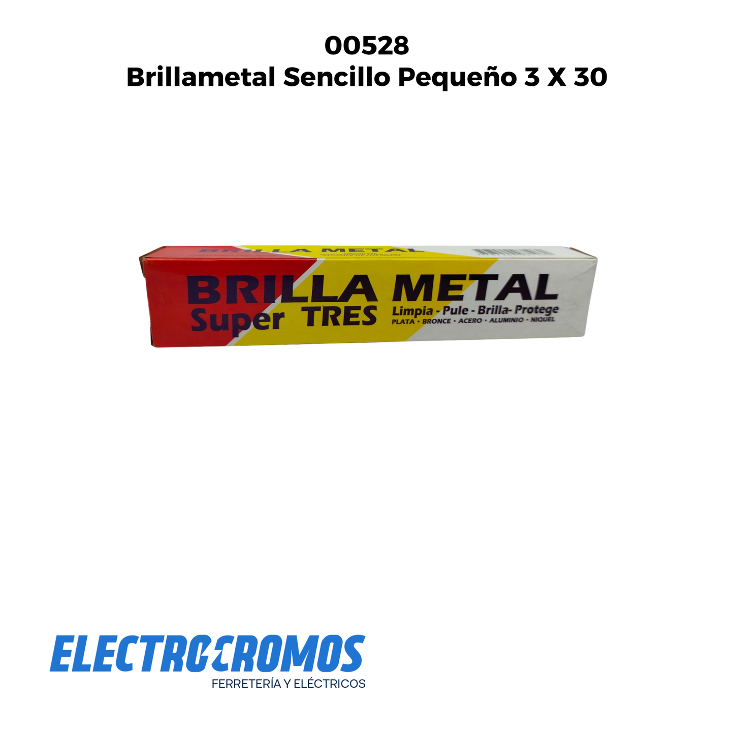 Brillametal Sencillo Pequeño 3 X 30