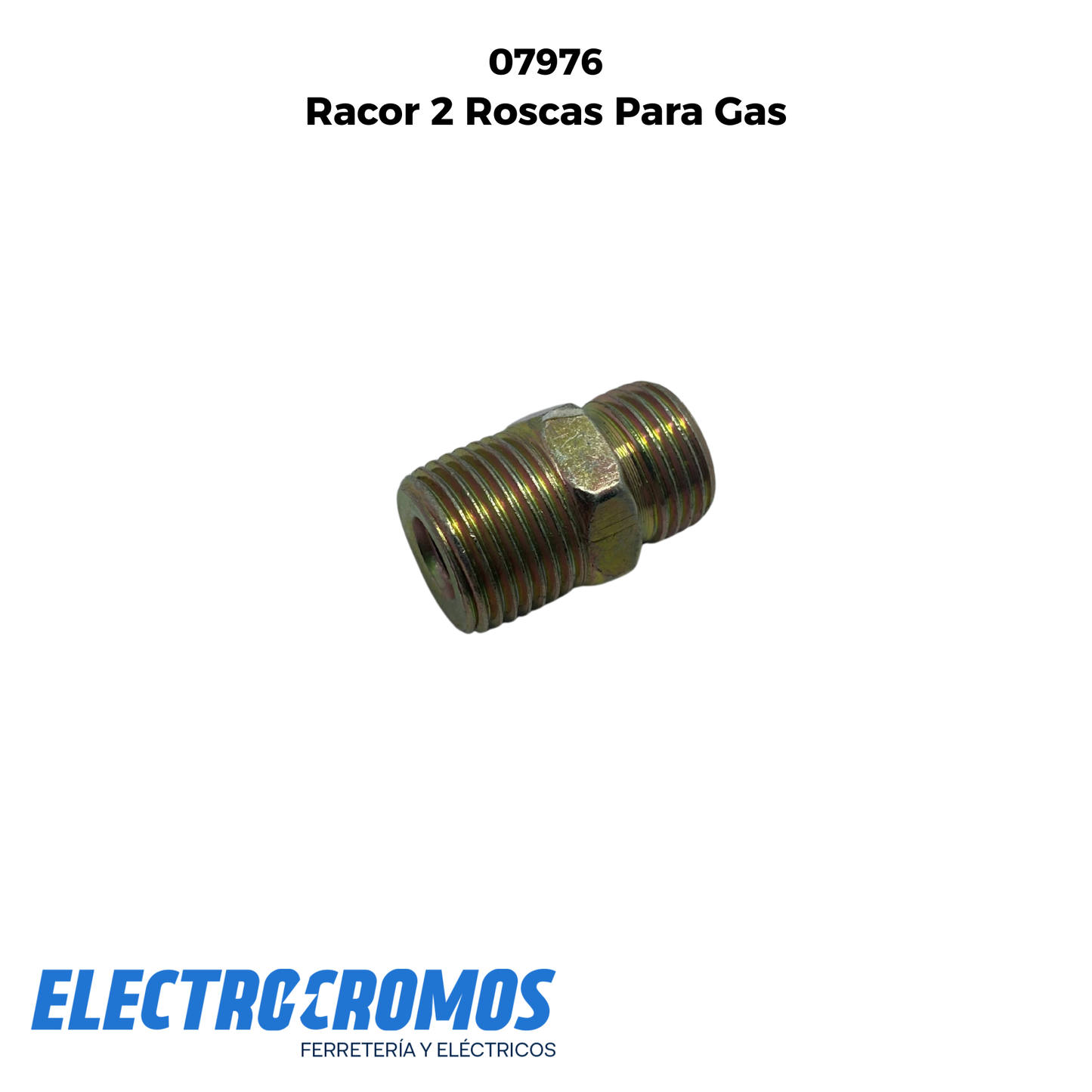 Racor 2 Roscas Para Gas