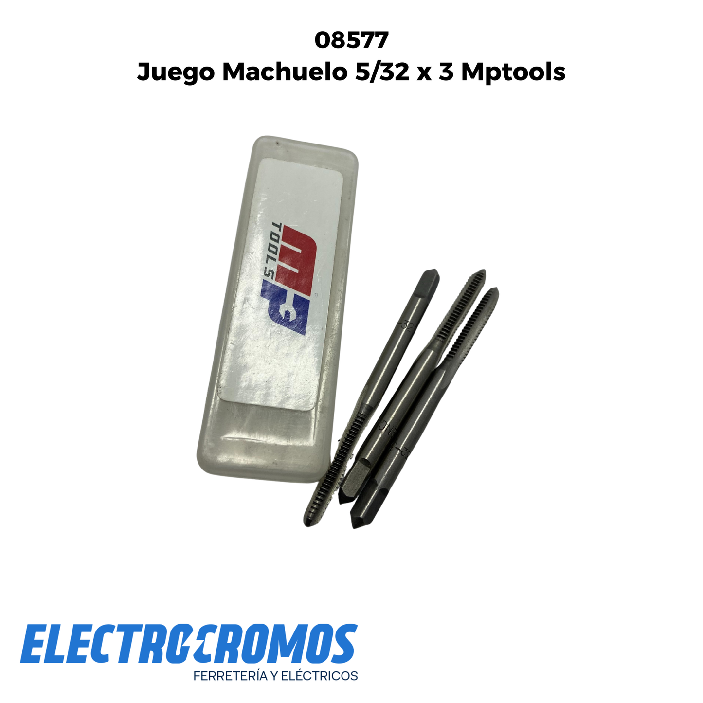 Juego Machuelo 5/32 x 3 Mptools