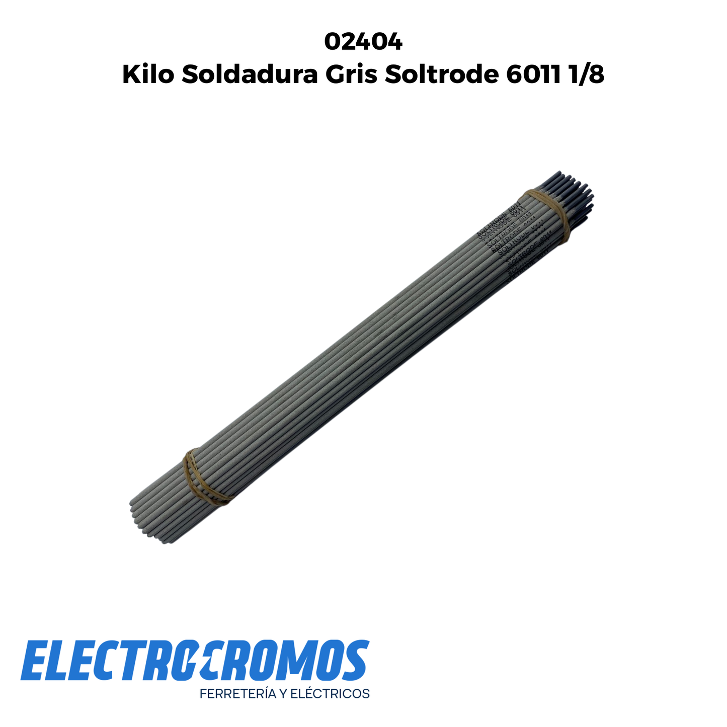 Kilo Soldadura Gris Soltrode 6011 1/8