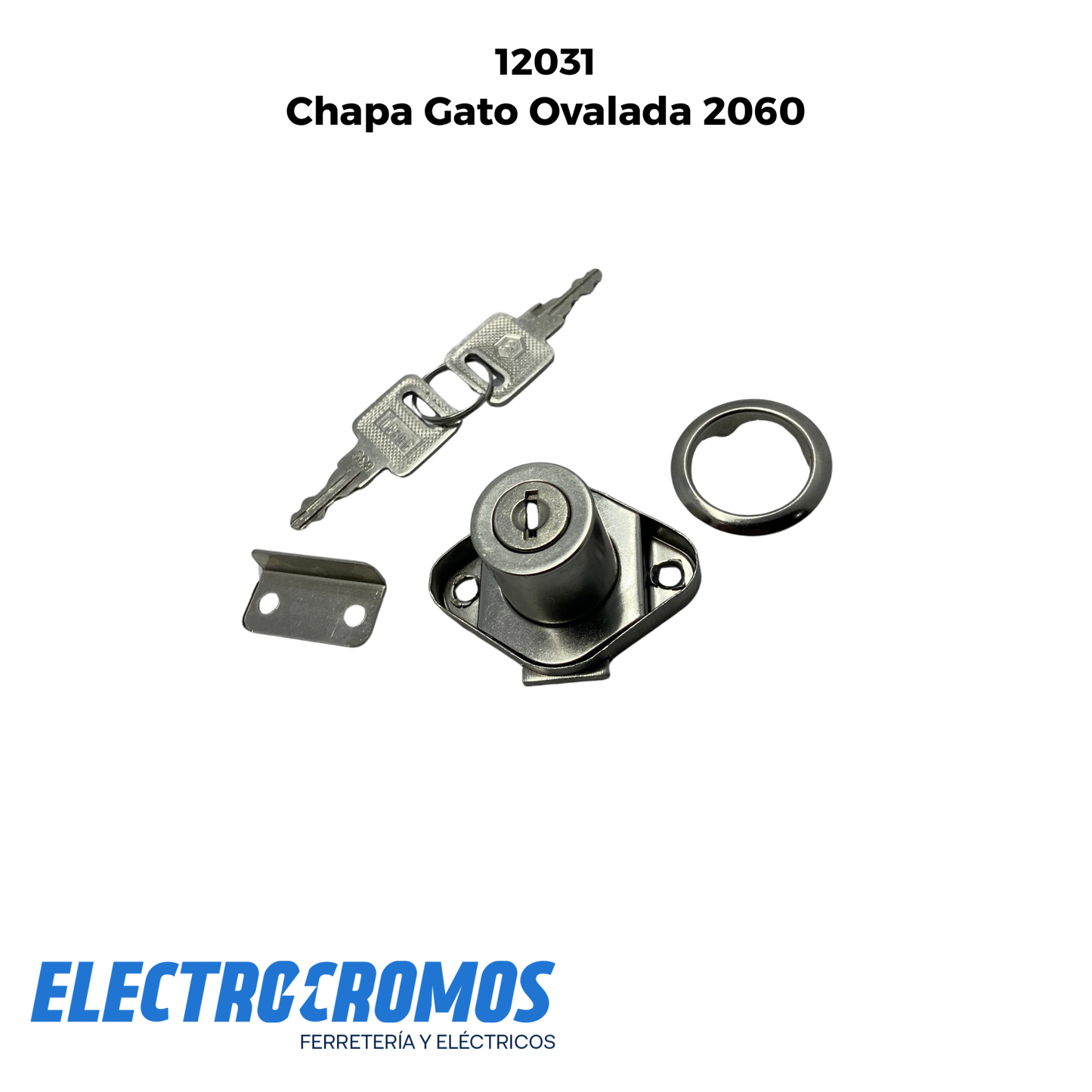 Chapa Gato Ovalada 2060