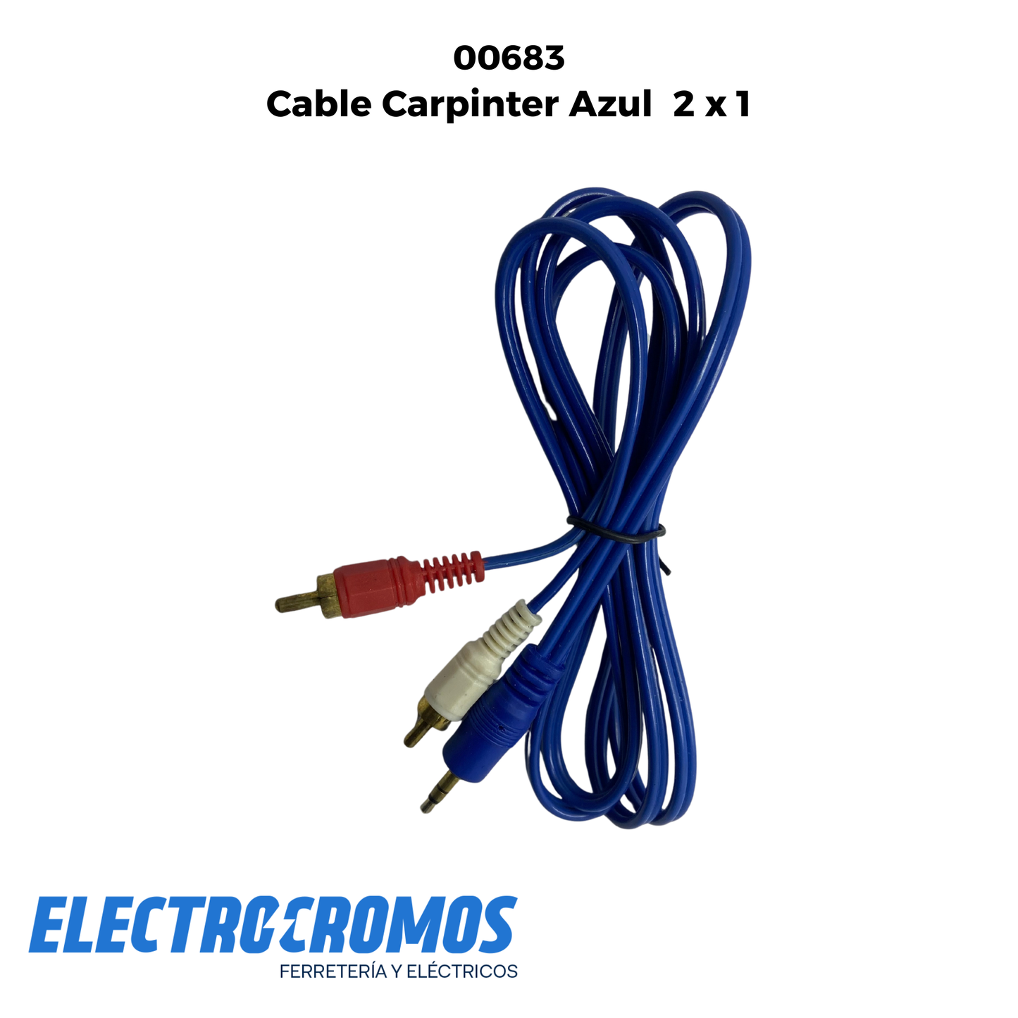 Cable Carpinter Azul 2 x 1