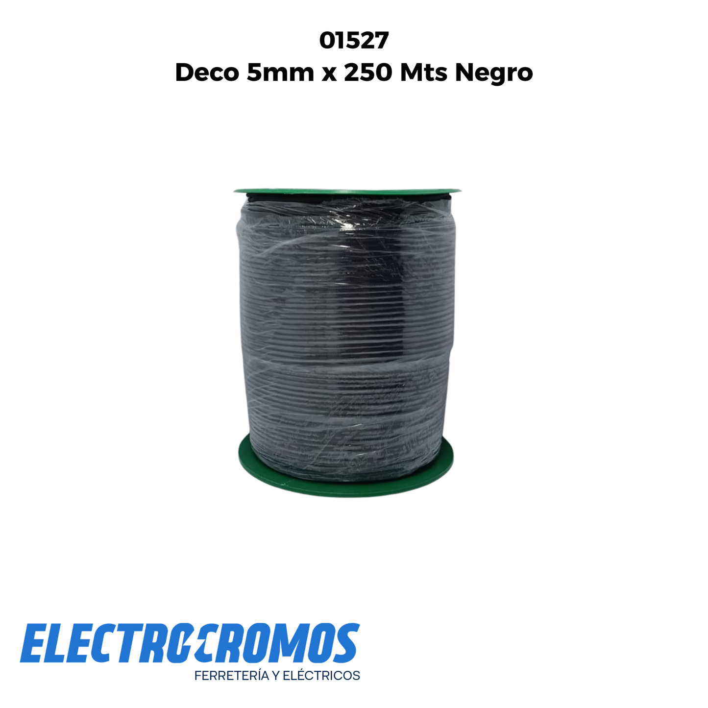 Deco 5mm x 250 Mts Negro