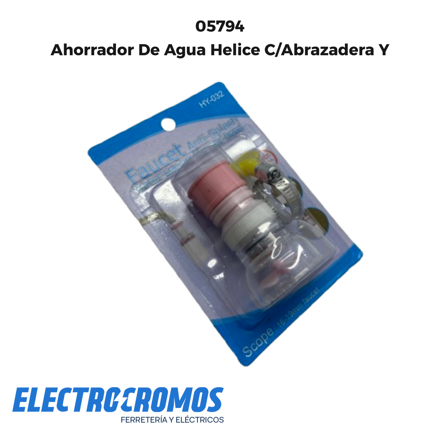 Ahorrador De Agua Helice C/Abrazadera Y