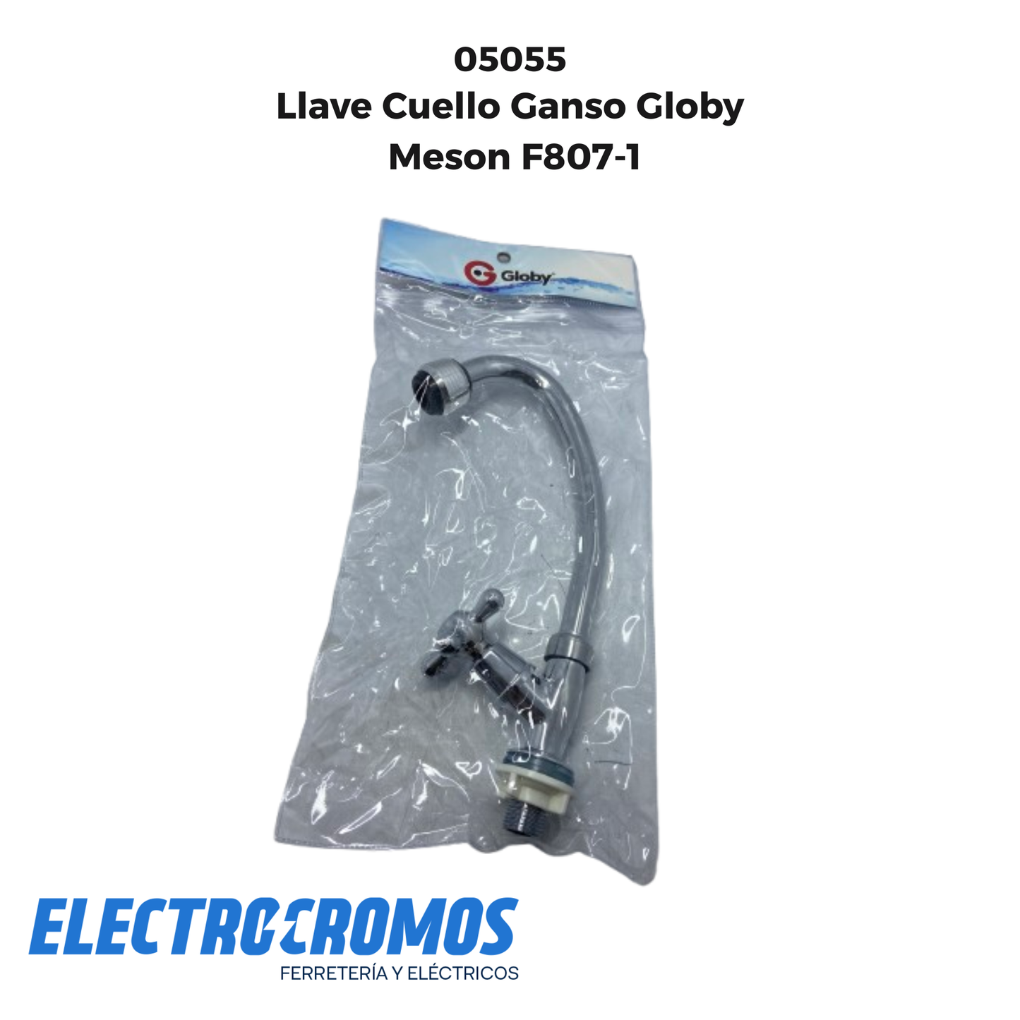 Llave Cuello Ganso Globy Meson F807-1