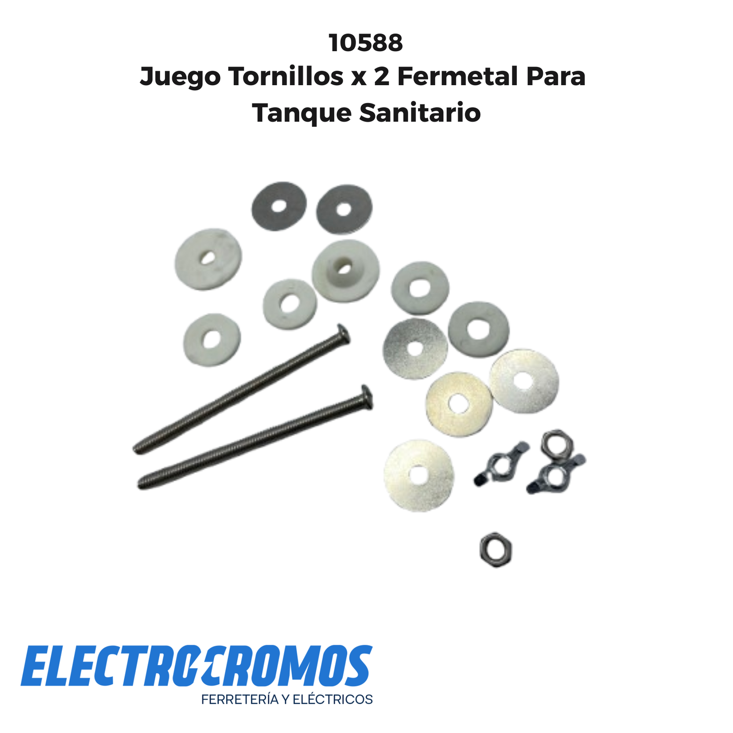 Juego Tornillos x 2 Fermetal Para Tanque Sanitario