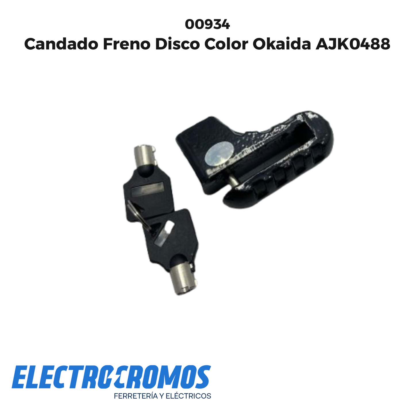 Candado Freno Disco Color Okaida AJK0488