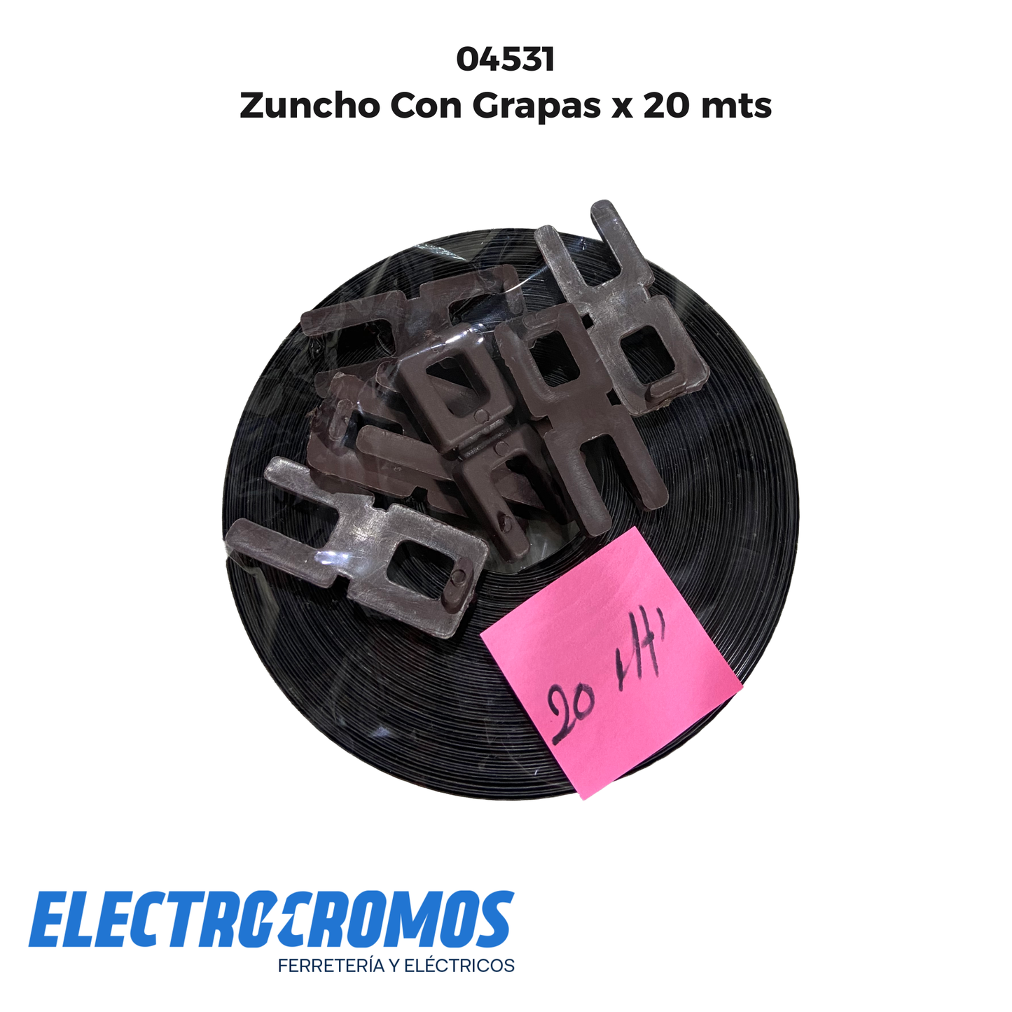 Zuncho Con Grapas x 20 mts