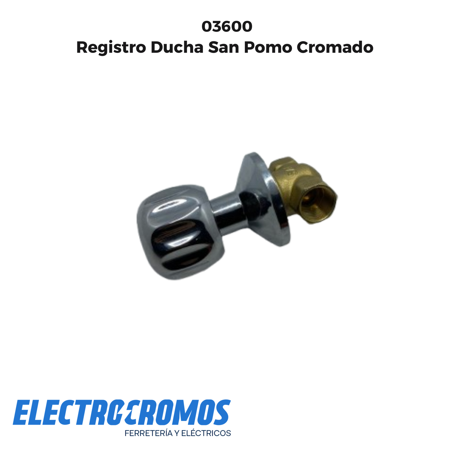 Registro Ducha San Pomo Cromado
