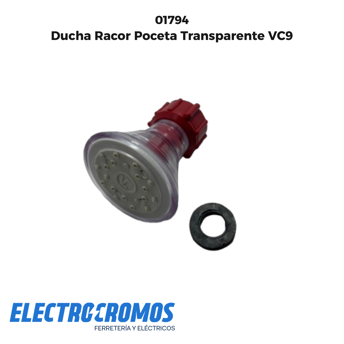 Ducha Racor Poceta Transparente VC9