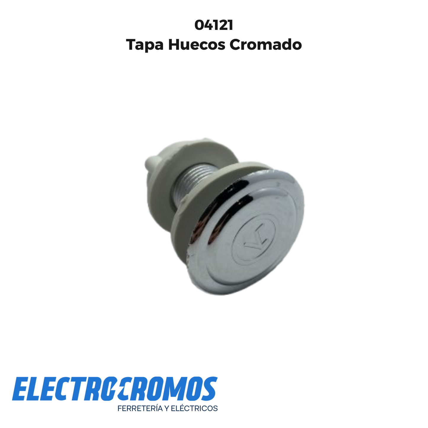 Tapa Huecos Cromado