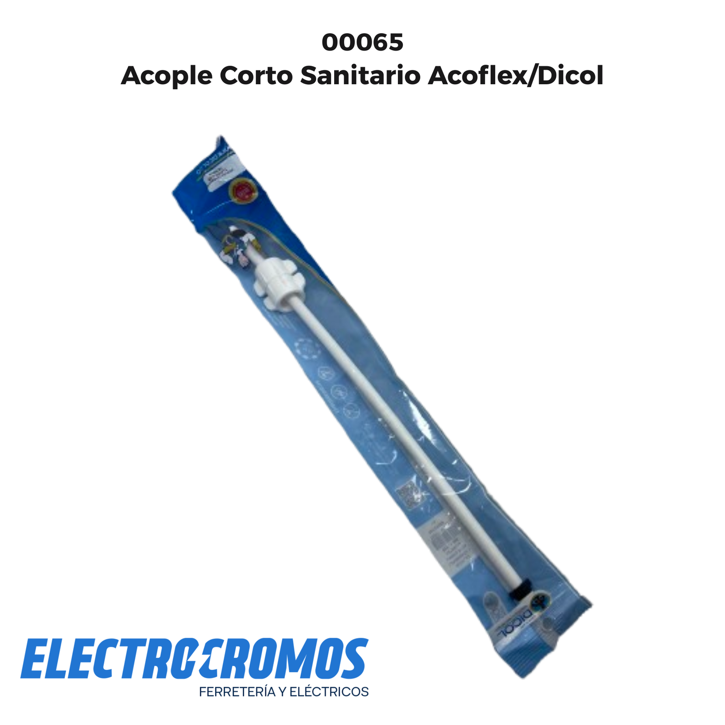 Acople Corto Sanitario Acoflex/Dicol