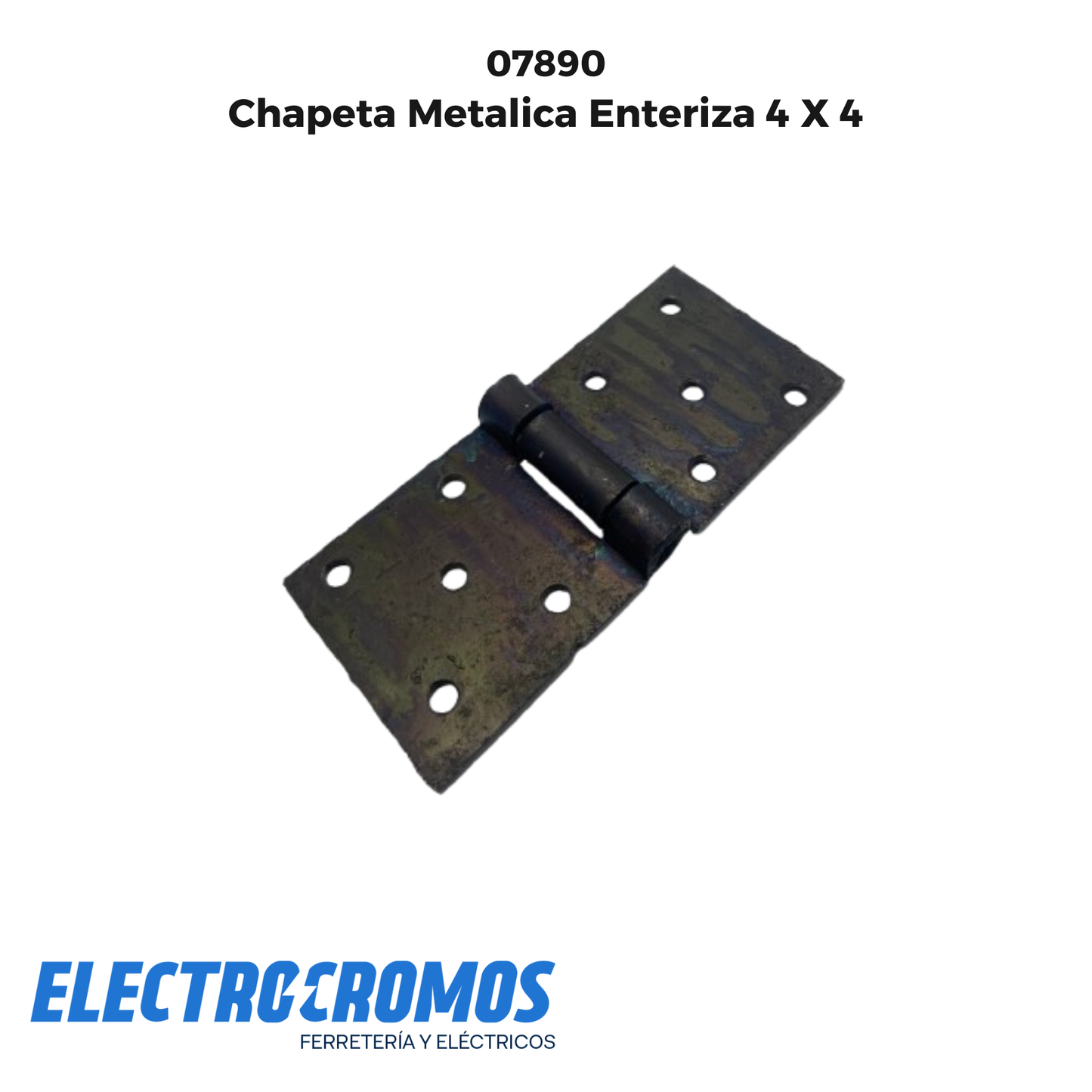Chapeta Metalica Enteriza 4 X 4