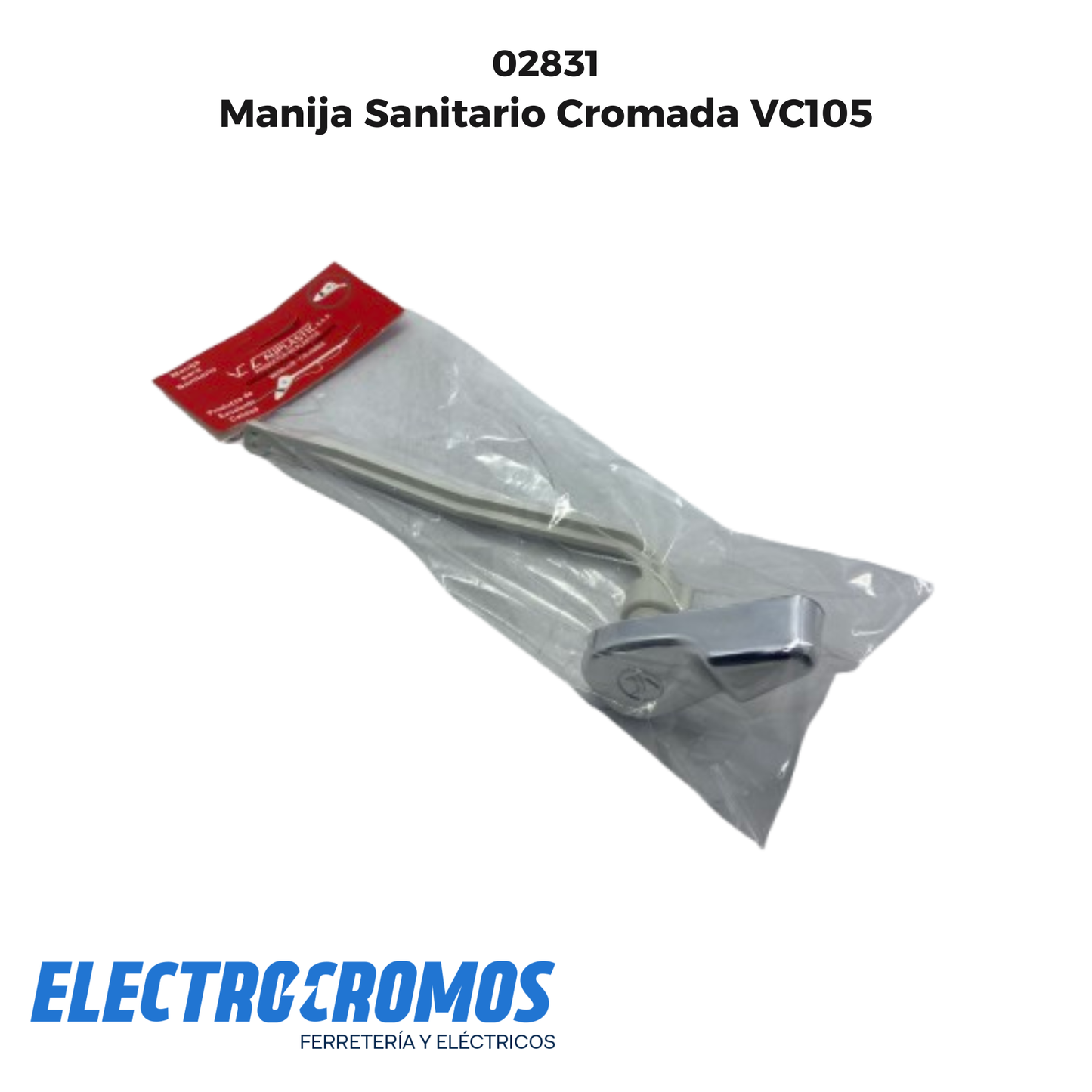 Manija Sanitario Cromada VC105