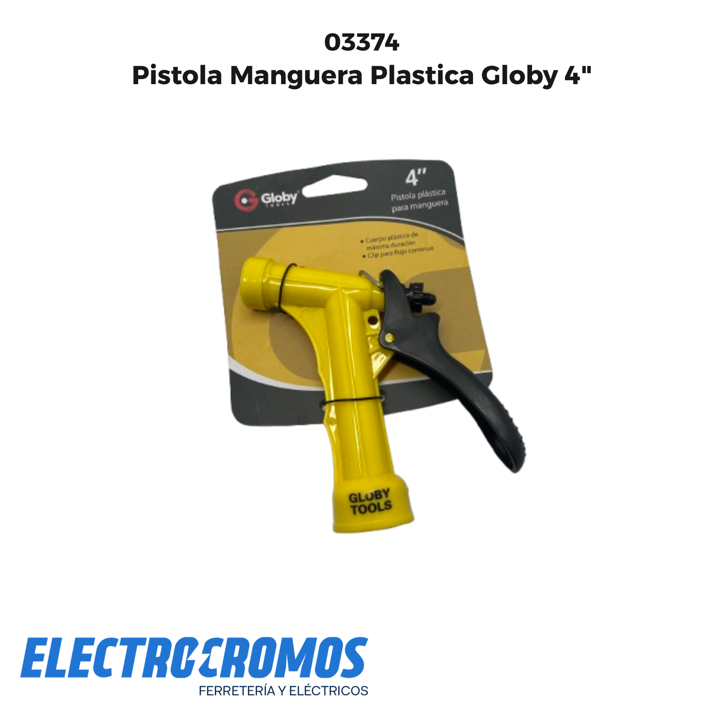 Pistola Manguera Plastica Globy 4"