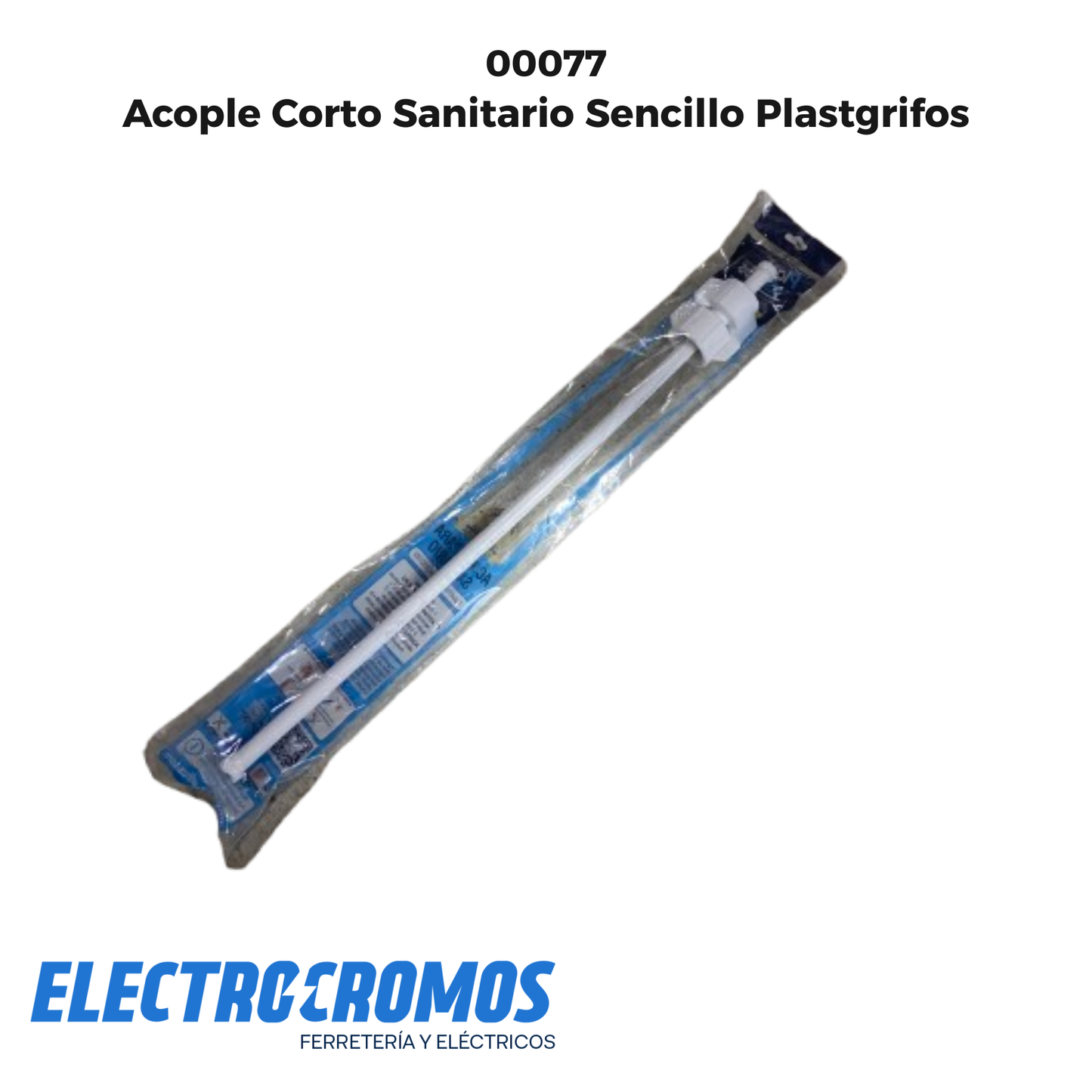 Acople Corto Sanitario Sencillo Plastgrifos