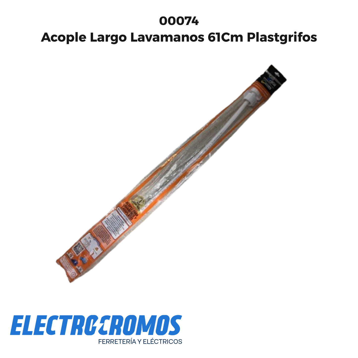 Acople Largo Lavamanos 61Cm Plastgrifos