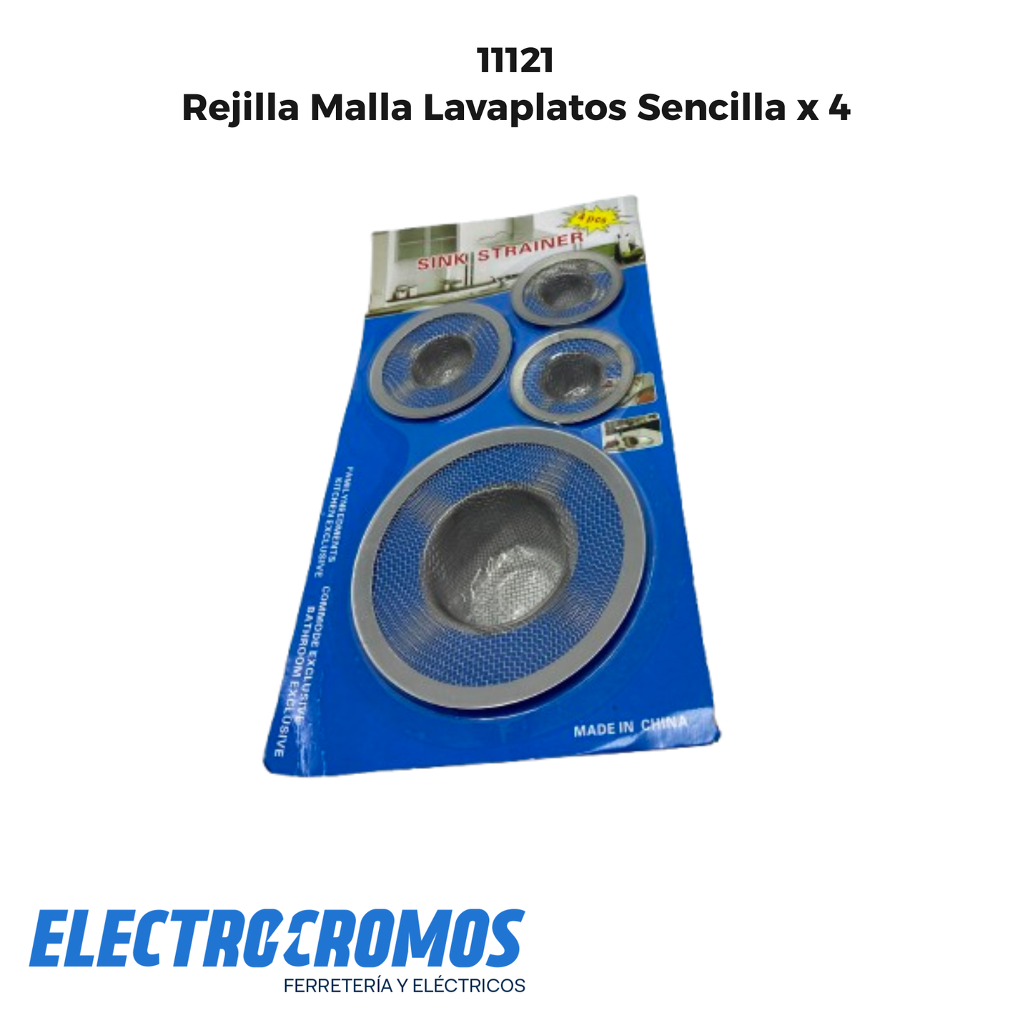 Rejilla Malla Lavaplatos Sencilla x 4