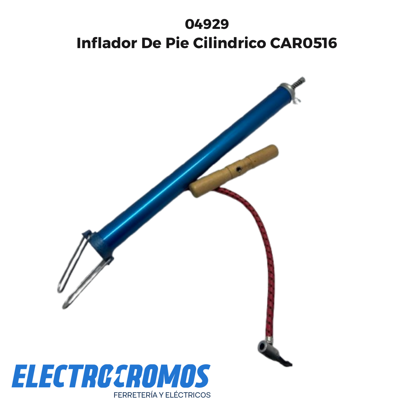 Inflador De Pie Cilindrico CAR0516
