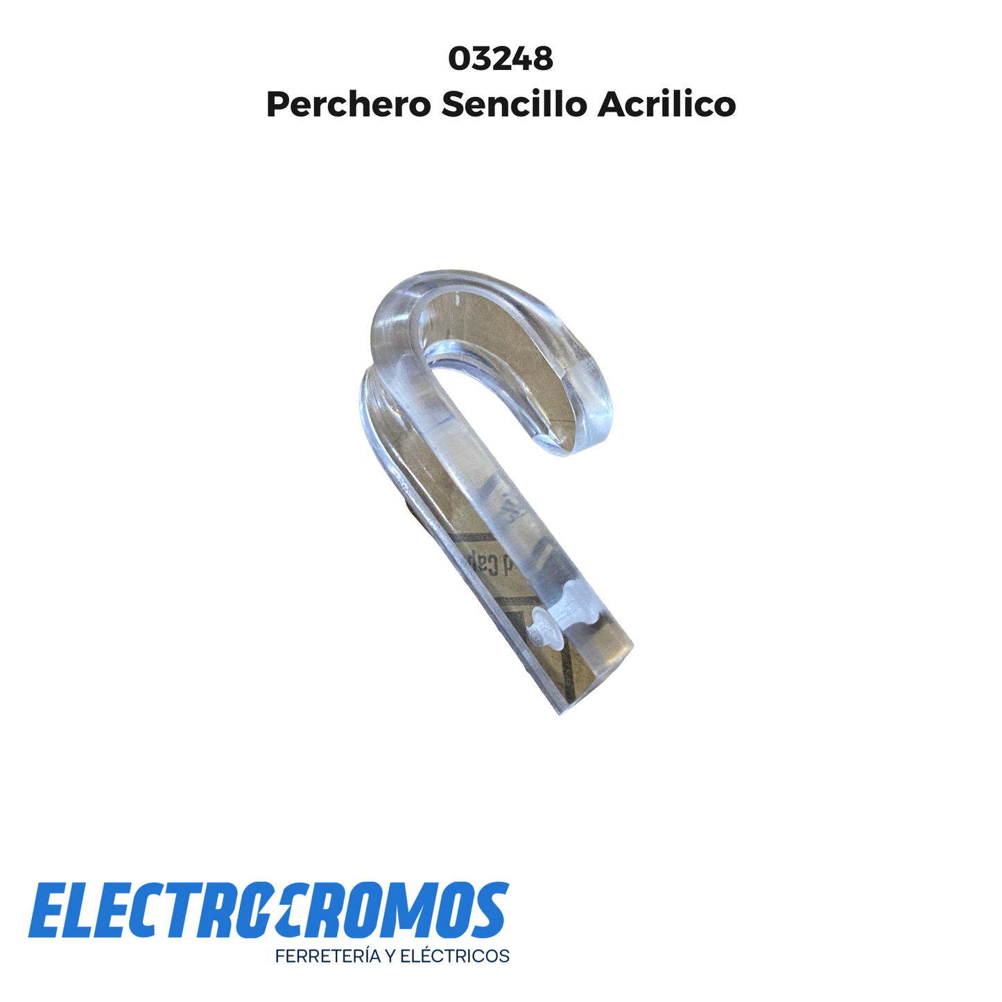 Perchero Sencillo Acrilico