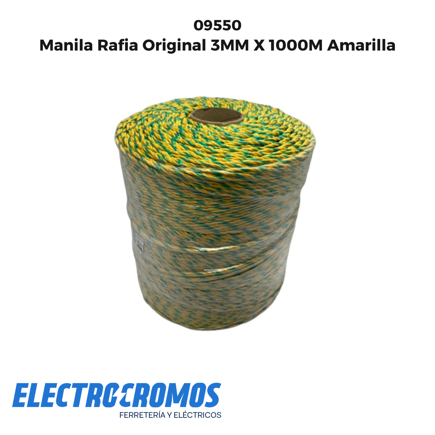Manila Rafia Original 3MM X 1000M Amarilla