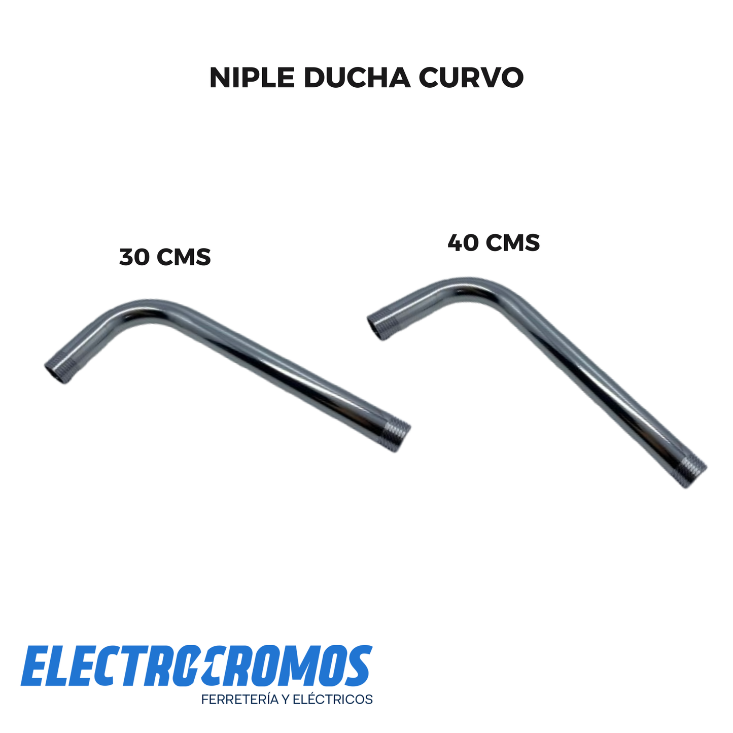 Niple Ducha Curvo