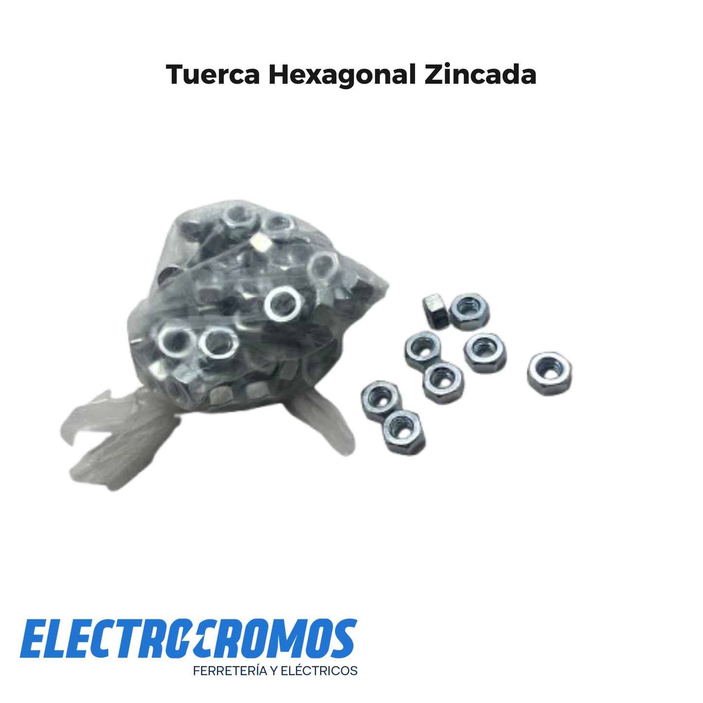Tuerca Hexagonal Zincada