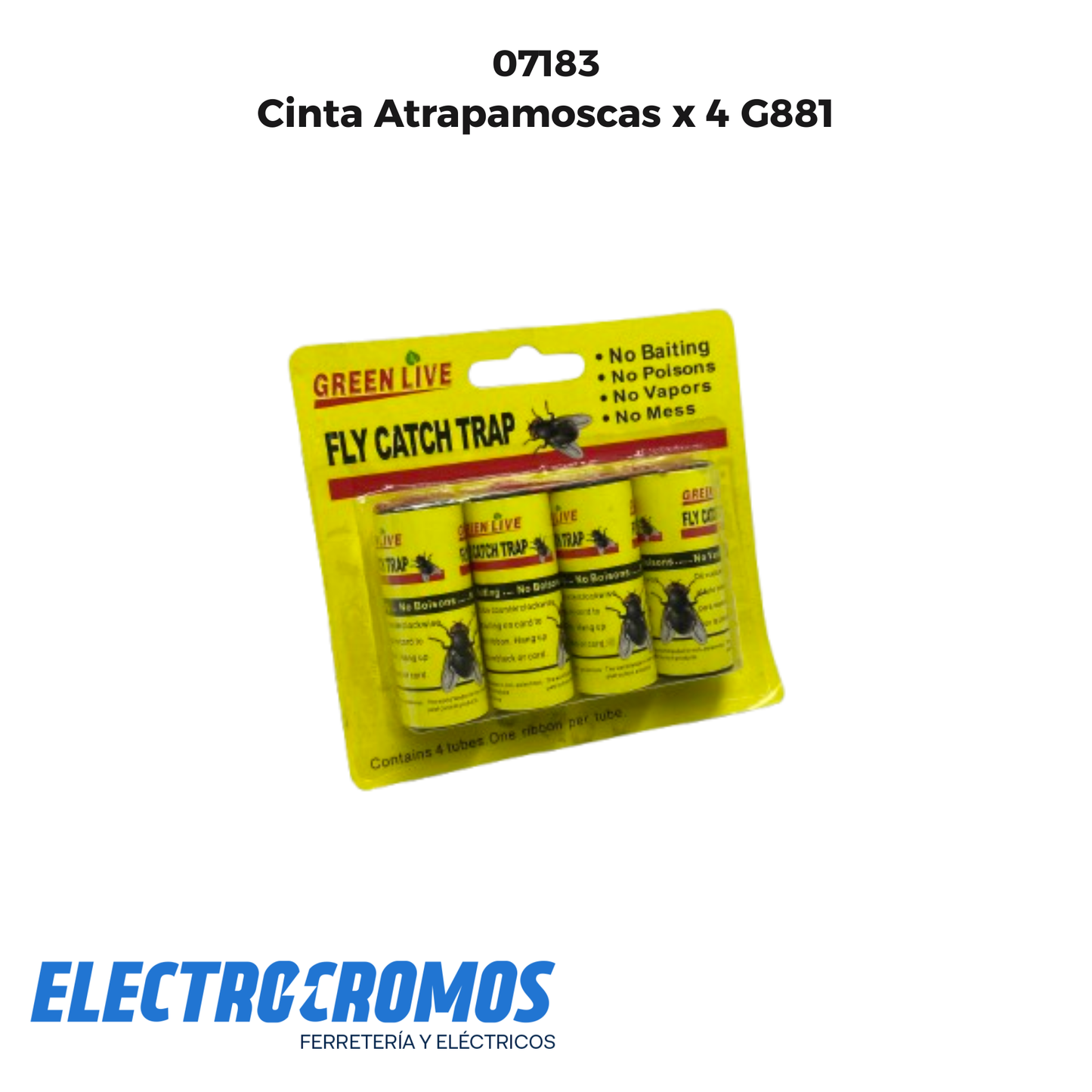 Cinta Atrapamoscas x 4 G881