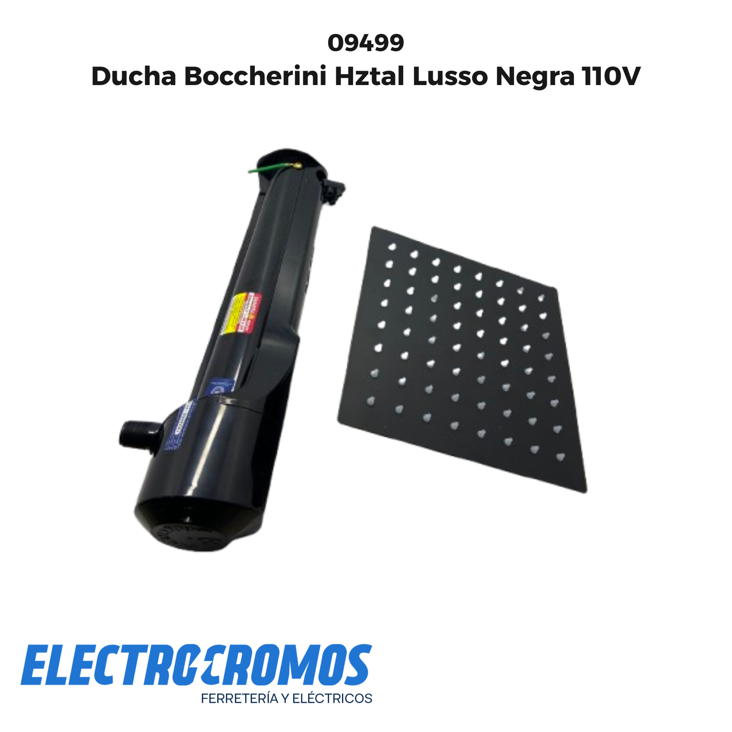 Ducha Boccherini Hztal Lusso Negra 110V