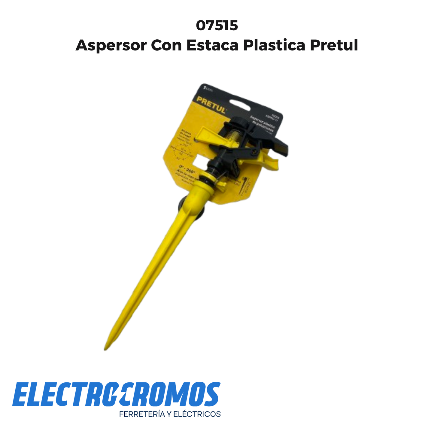 Aspersor Con Estaca Plastica Pretul