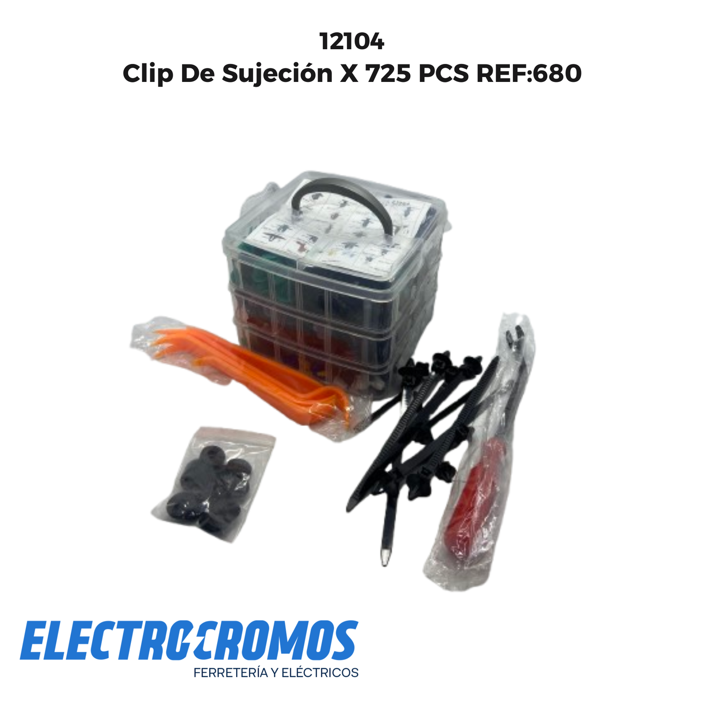 Clip De Sujeción X 725 PCS REF:680