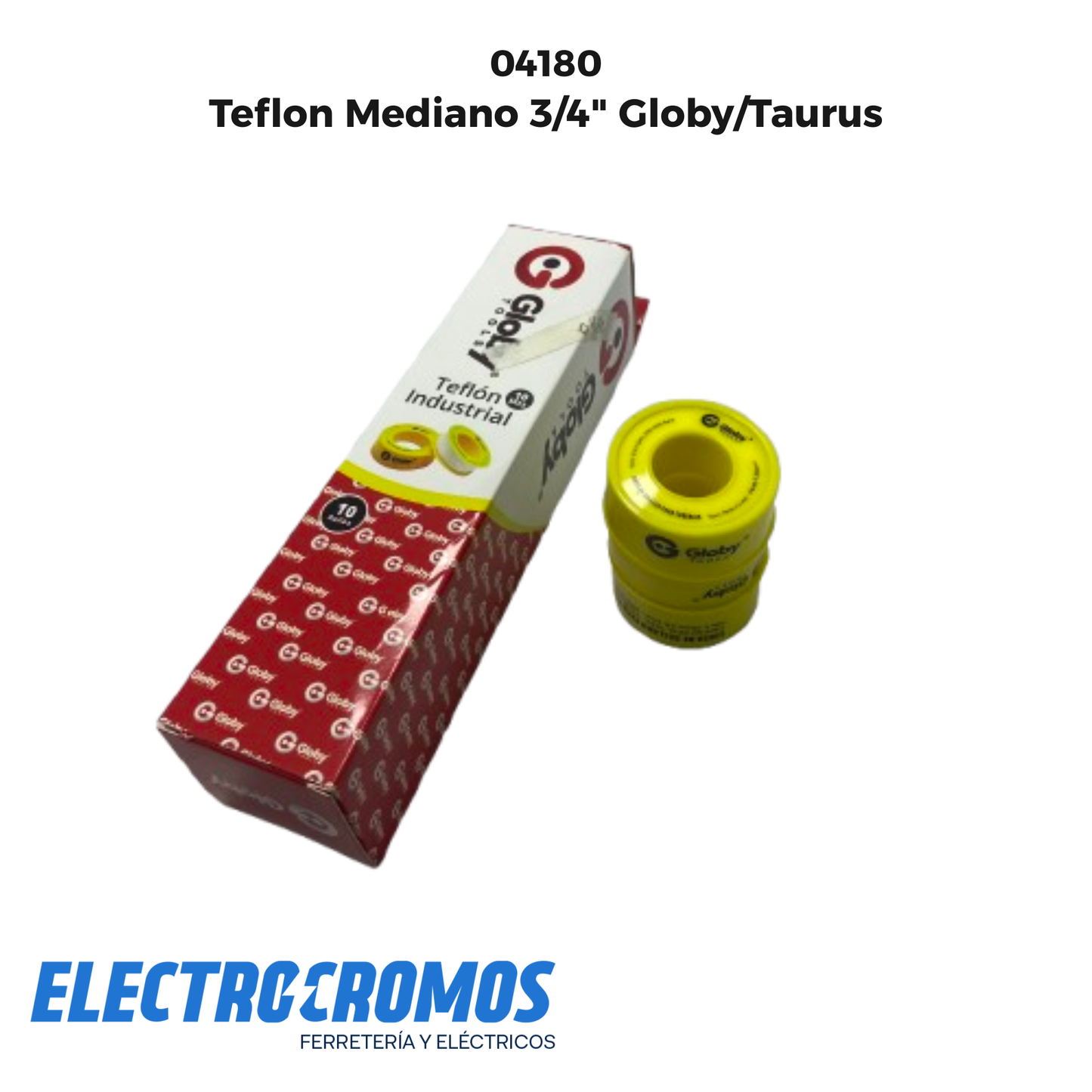 Teflon Mediano 3/4" Globy/Taurus