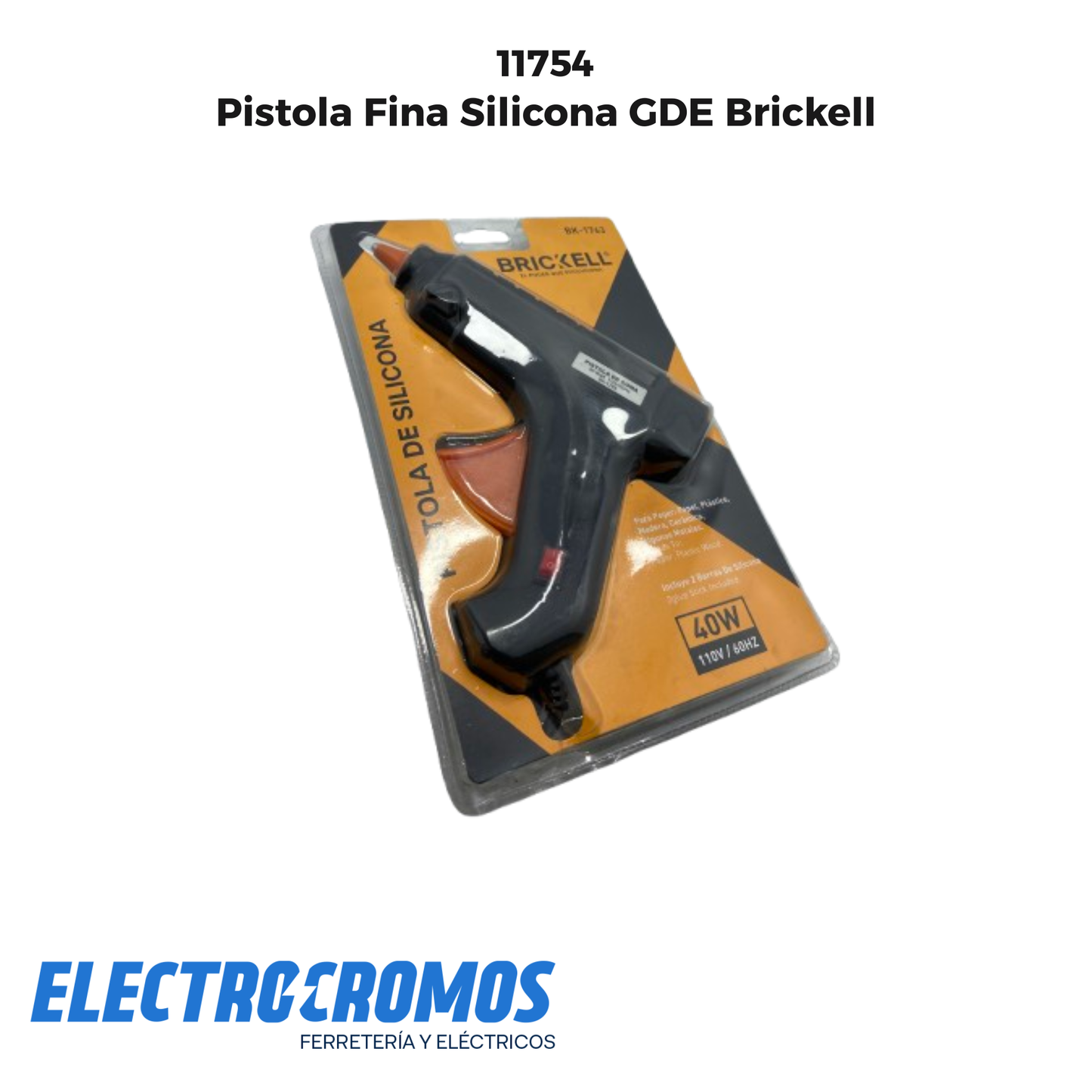 Pistola Fina Silicona GDE Brickell