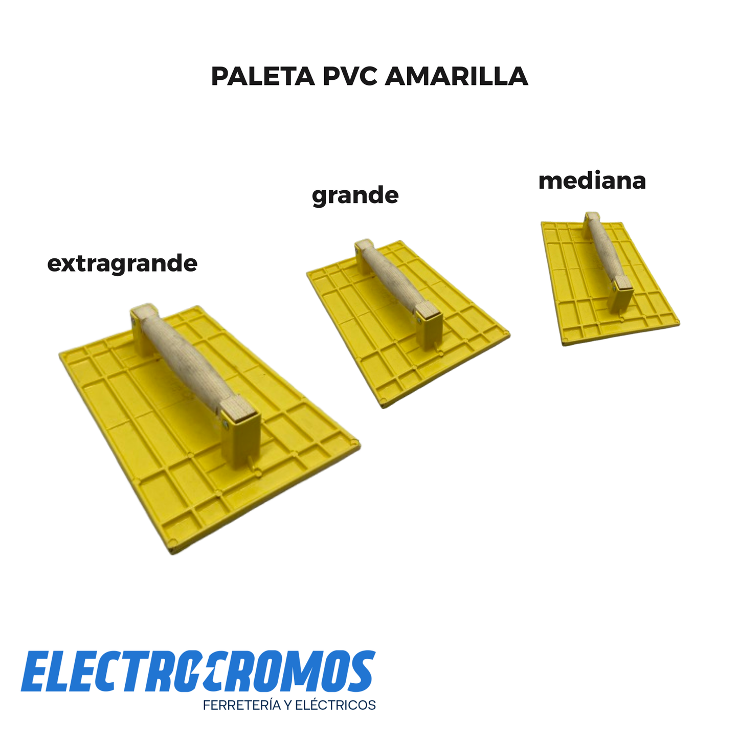 Paleta PVC Amarilla