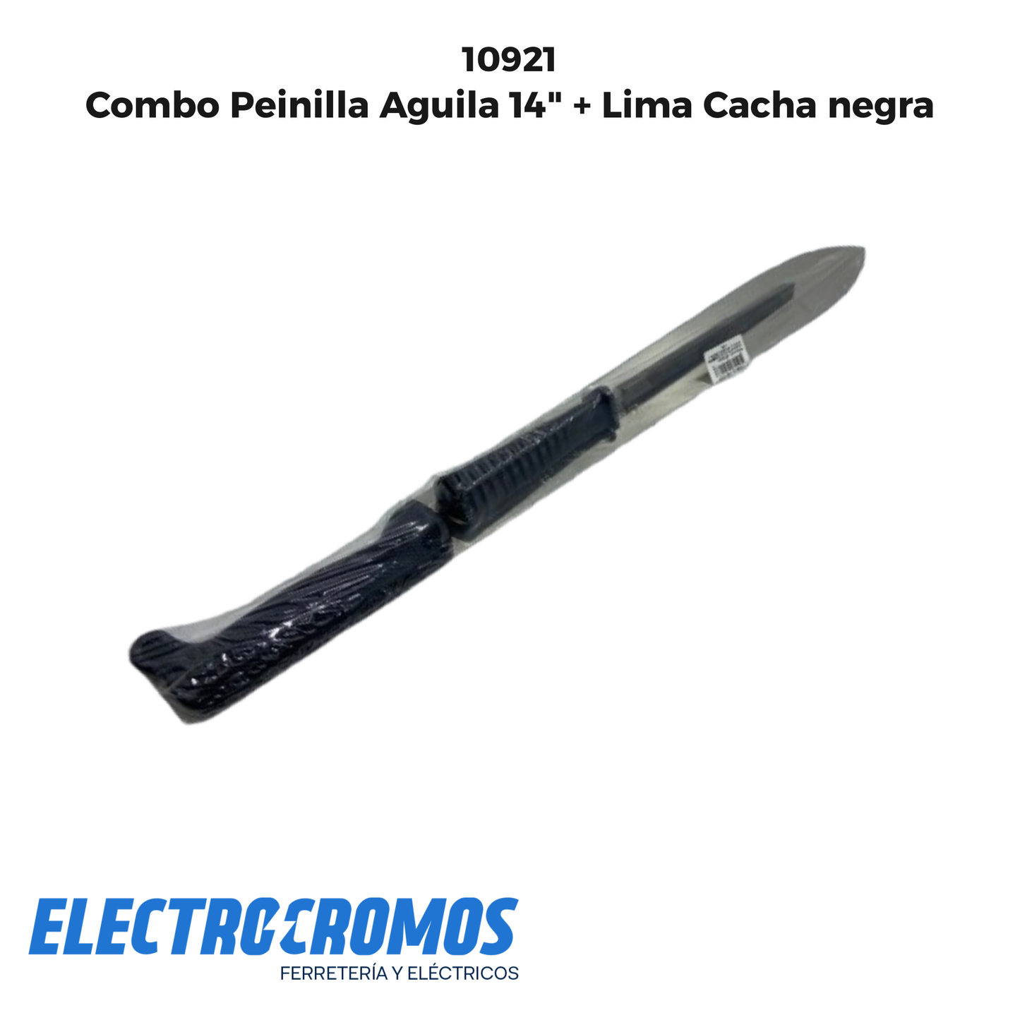 Combo Peinilla Aguila 14" + Lima Cacha negra