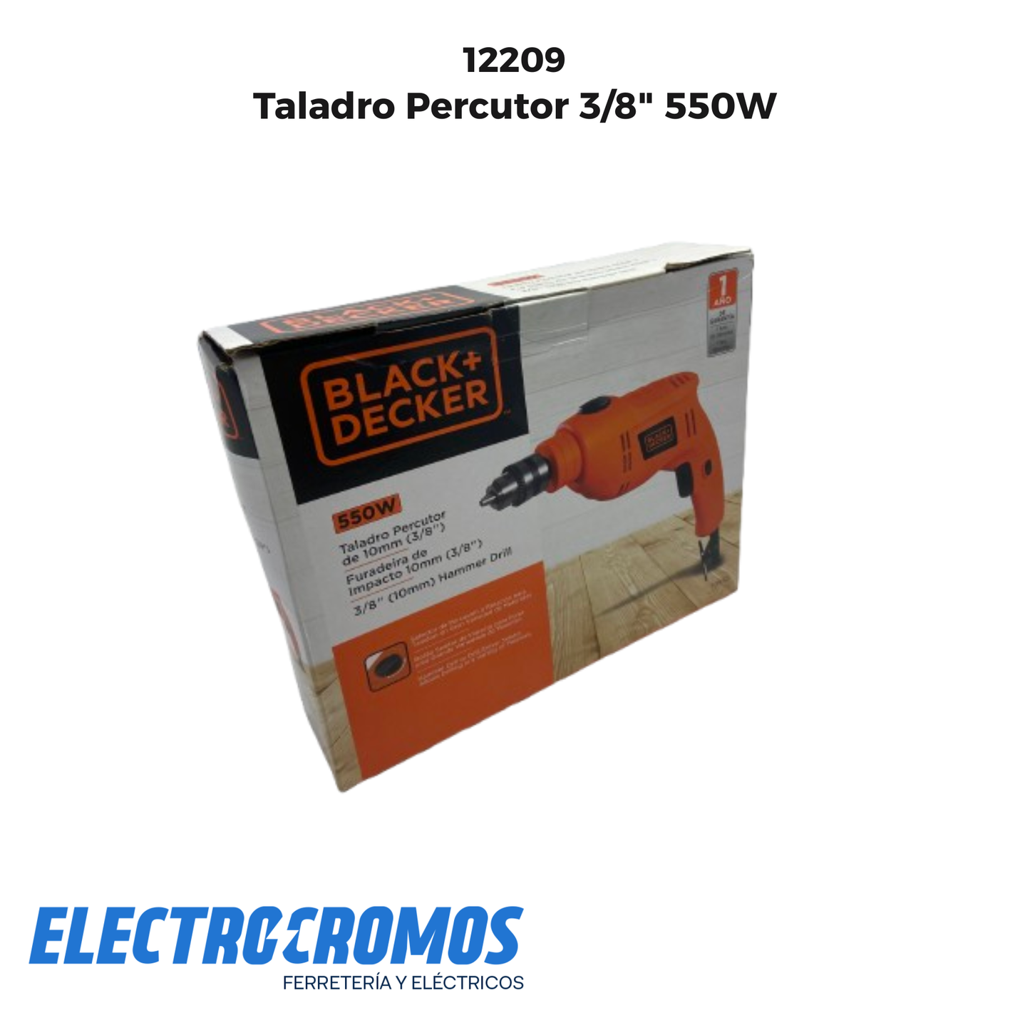 Taladro Percutor 3/8" 550W