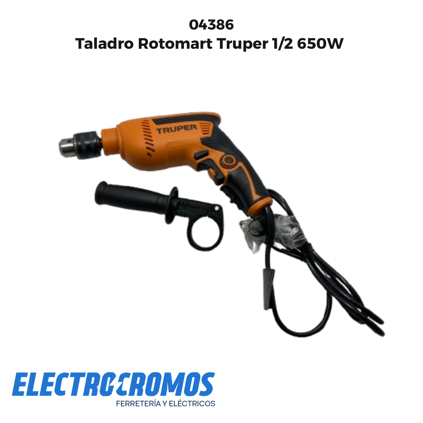 Taladro Rotomart Truper 1/2 650W 15679