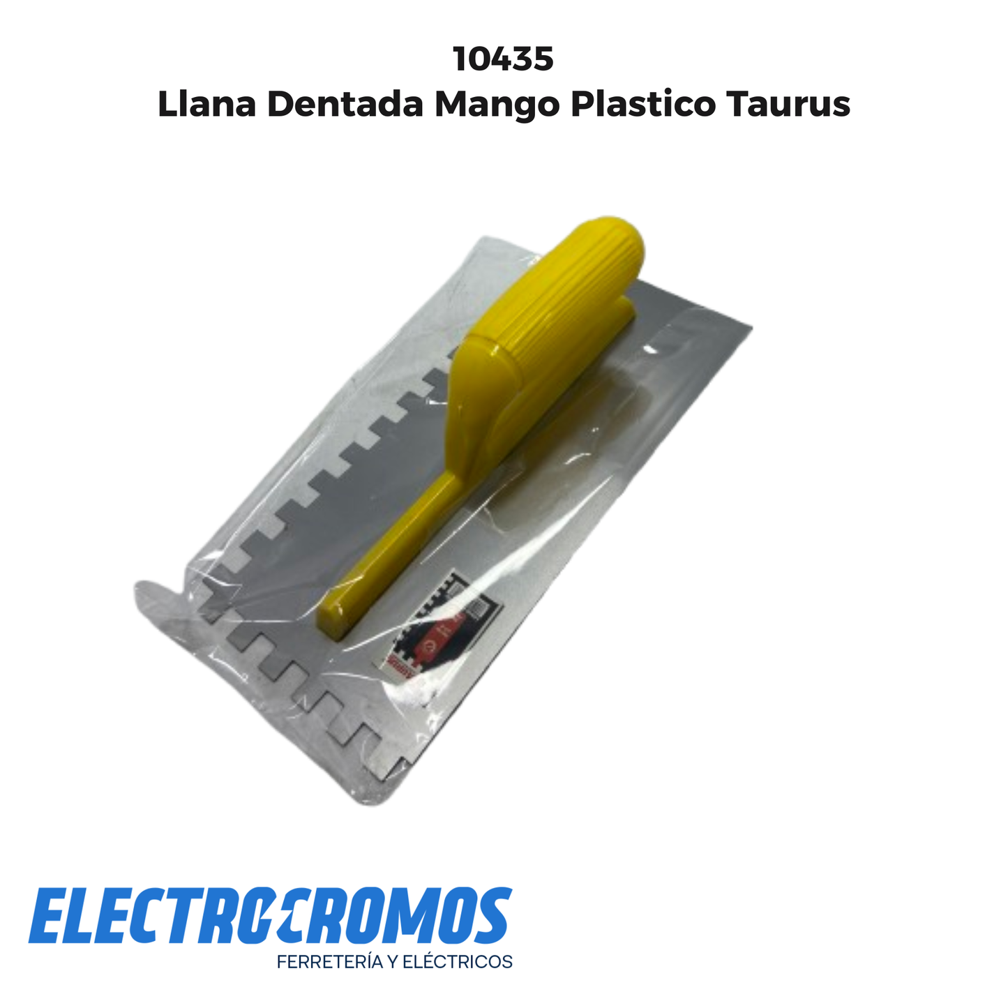 Llana Dentada Mango Plastico Taurus