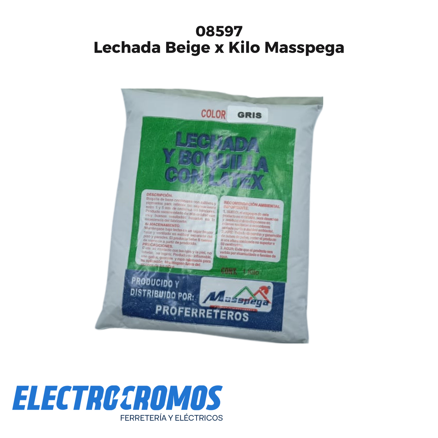 Lechada Beige x Kilo Masspega