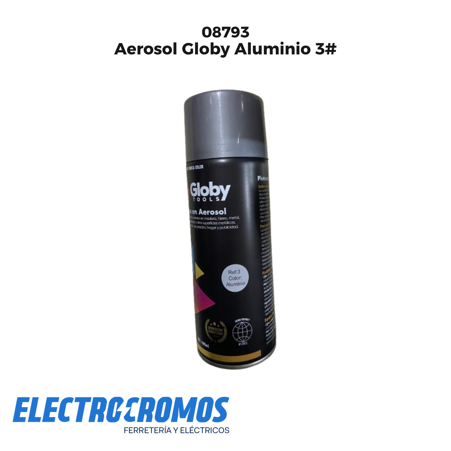 Aerosol Globy Aluminio 3#