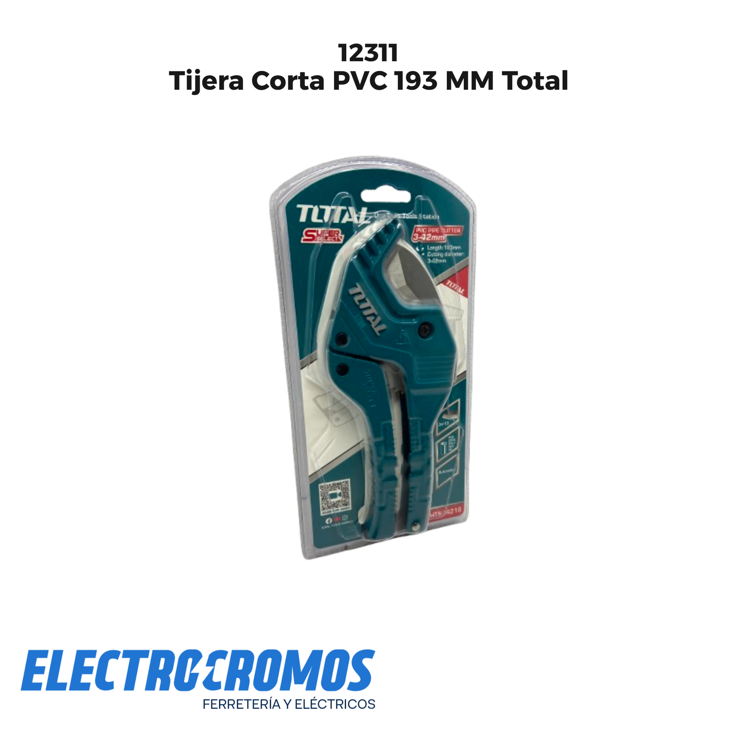 Tijera Corta PVC 193 MM Total