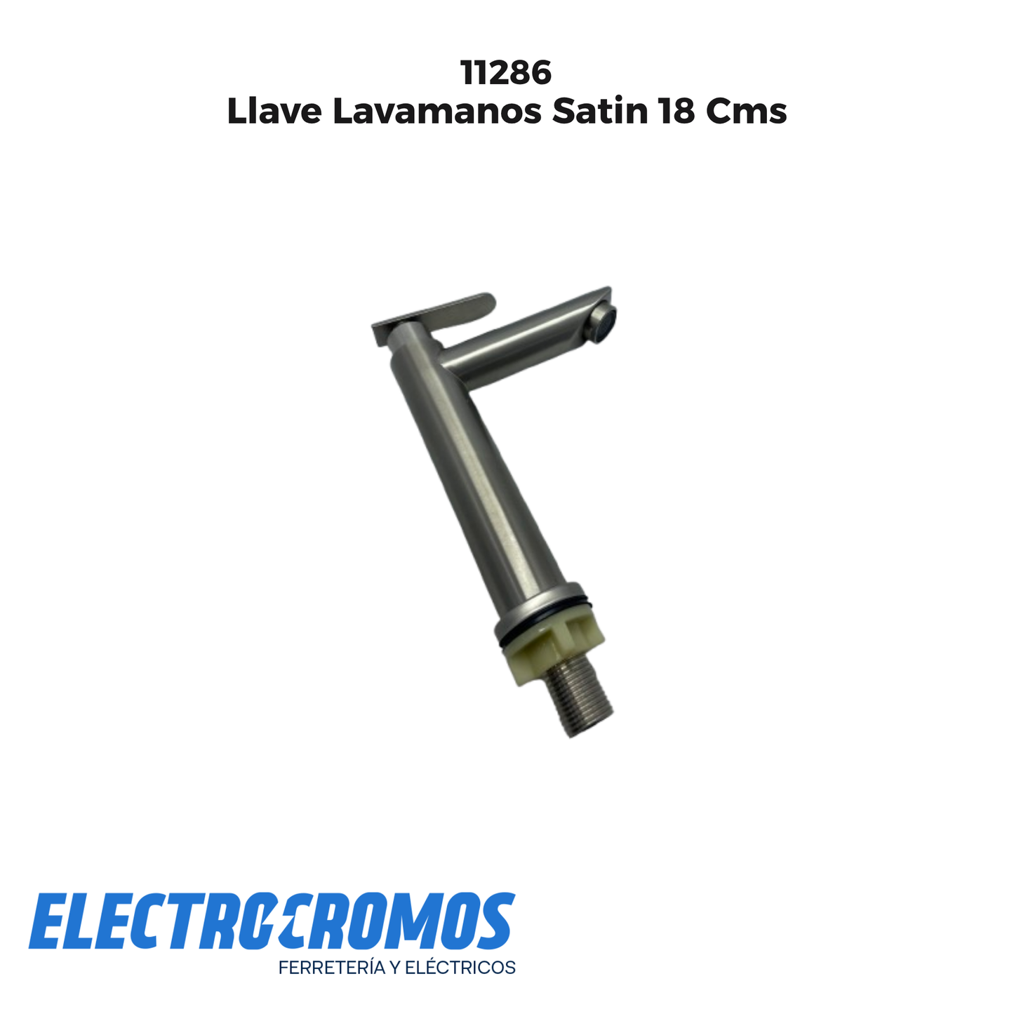 Llave Lavamanos Satin 18 Cms