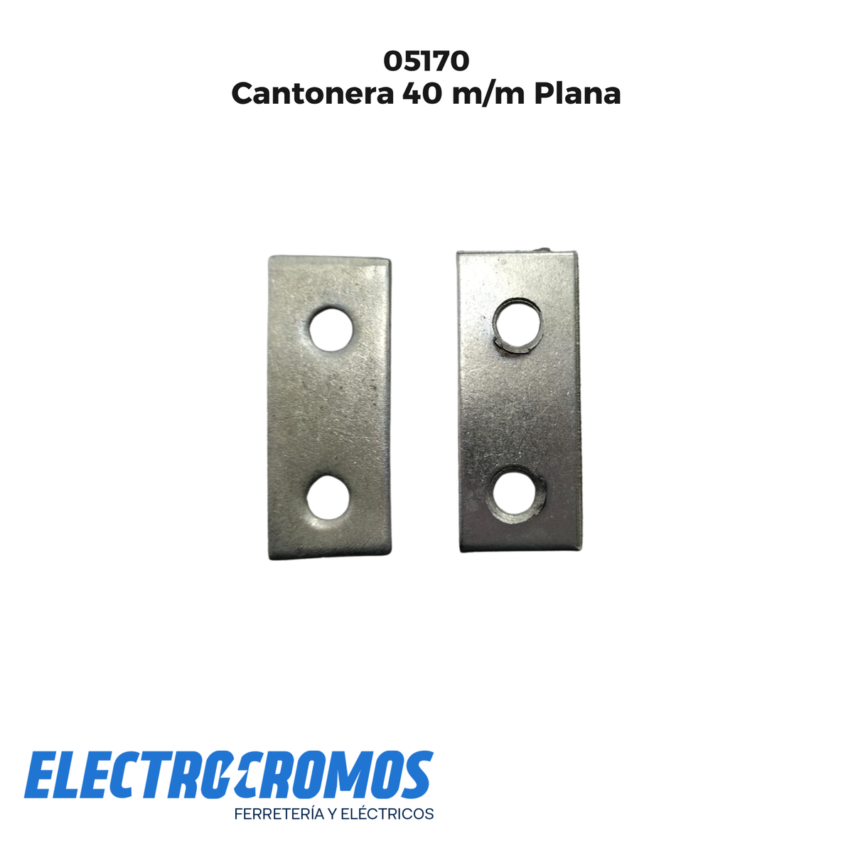 Cantonera 40 m/m Plana