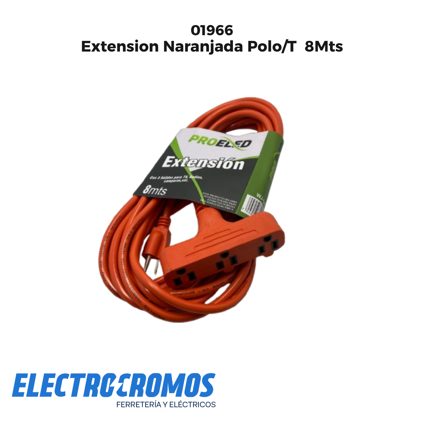 Extension Naranjada Polo/T Osblack 8 Mts